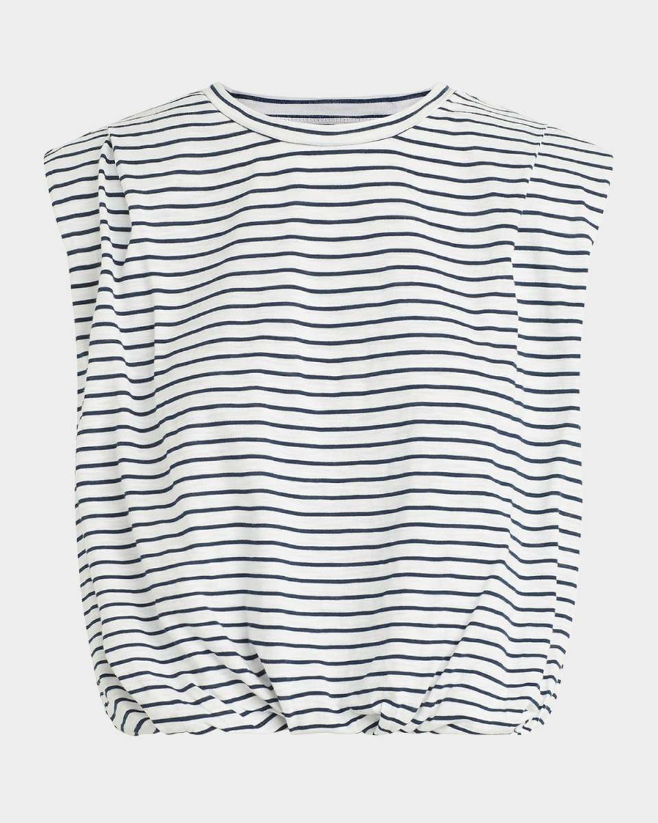 The Arden Sleeveless Stripe T